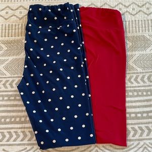 LuLaRoe | Set of two leggings | one size